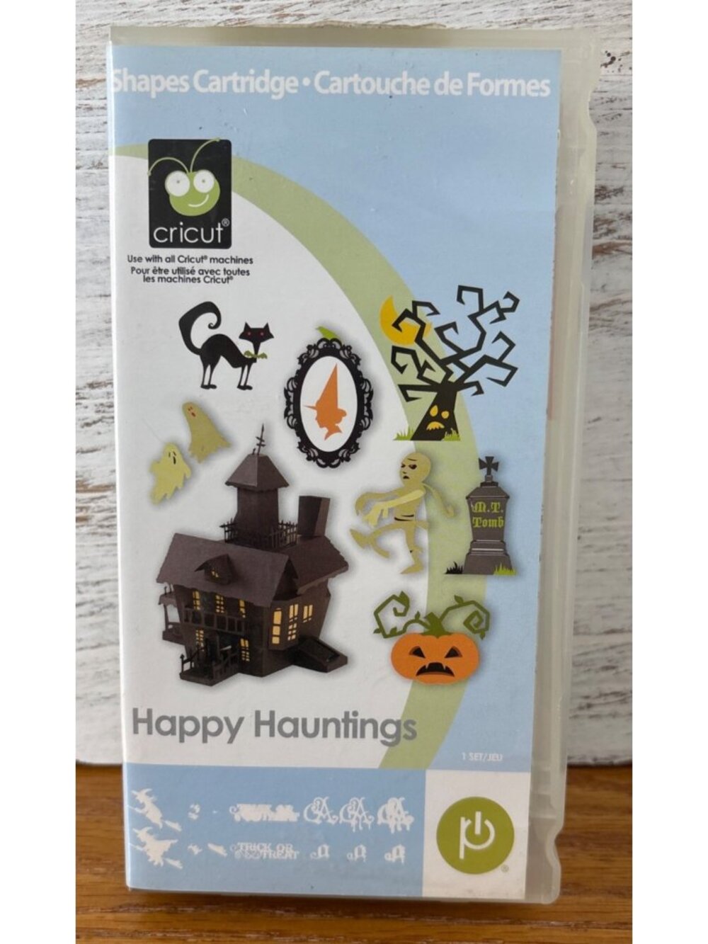 Cricut Happy Hauntings Shapes Cartridge For Halloween Crafts & Fonts